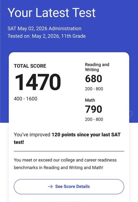 SAT Result May 2 2026 - 2